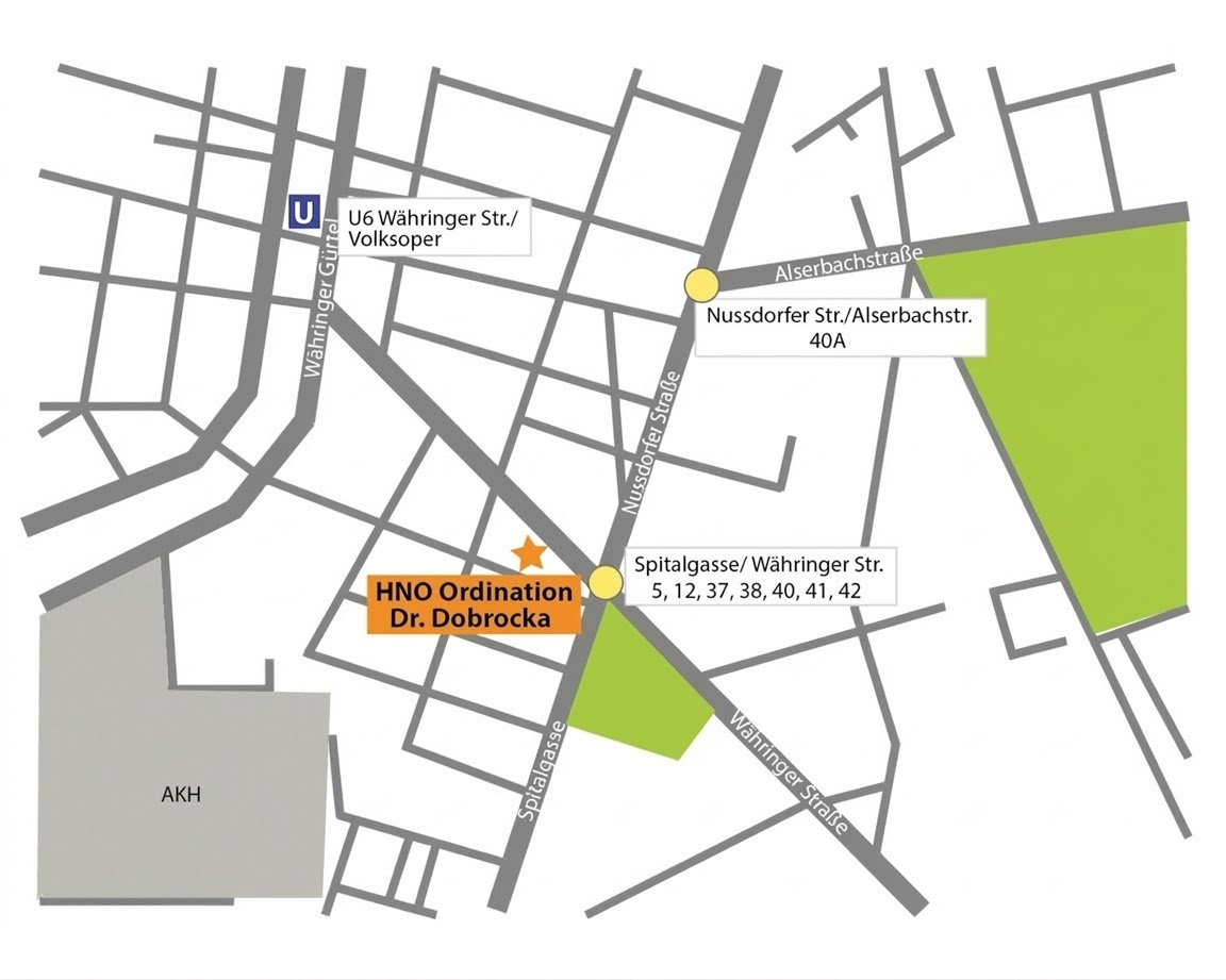 Anreise HNO Ordination